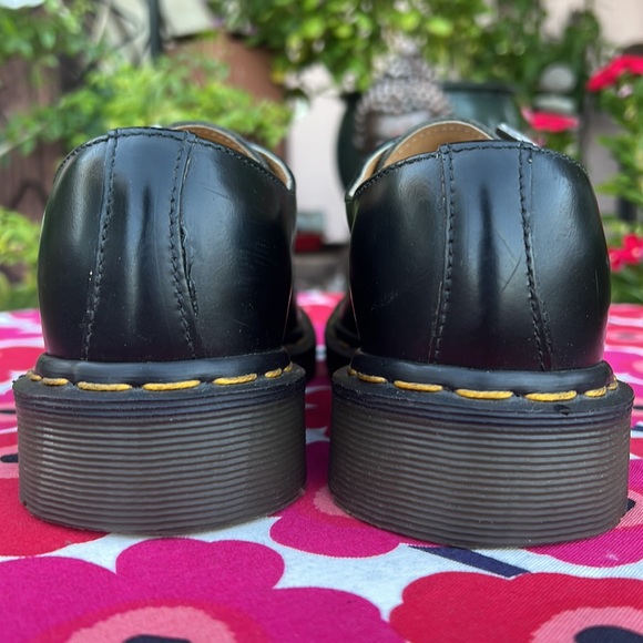 🏴󠁧󠁢󠁥󠁮󠁧󠁿 Dr. Martens MIE Vintage Monk Strap Black Oxfords UK 4 - Picture 4 of 17
